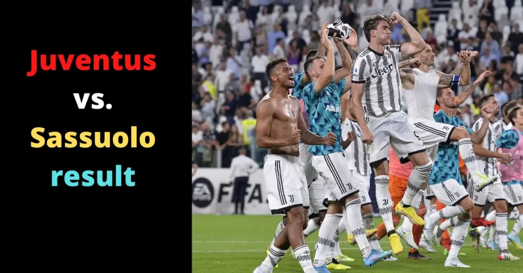 Juventus vs Sassuolo