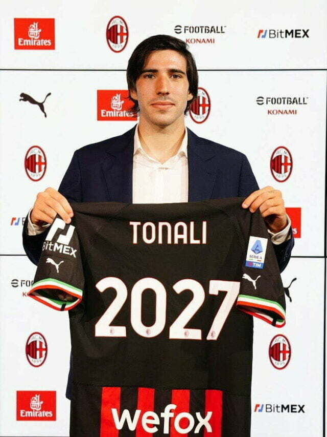 AC Milan Renews Tonali’s Contract Till 2027