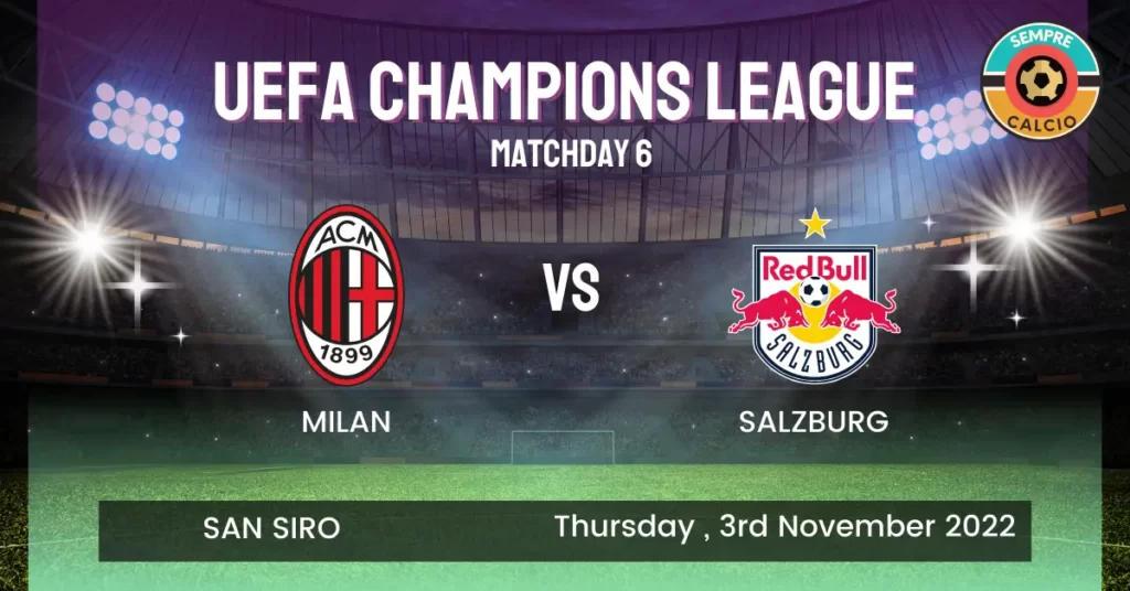 MILAN VS SALZBURG