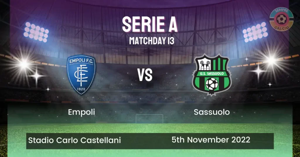 empoli vs sassuolo