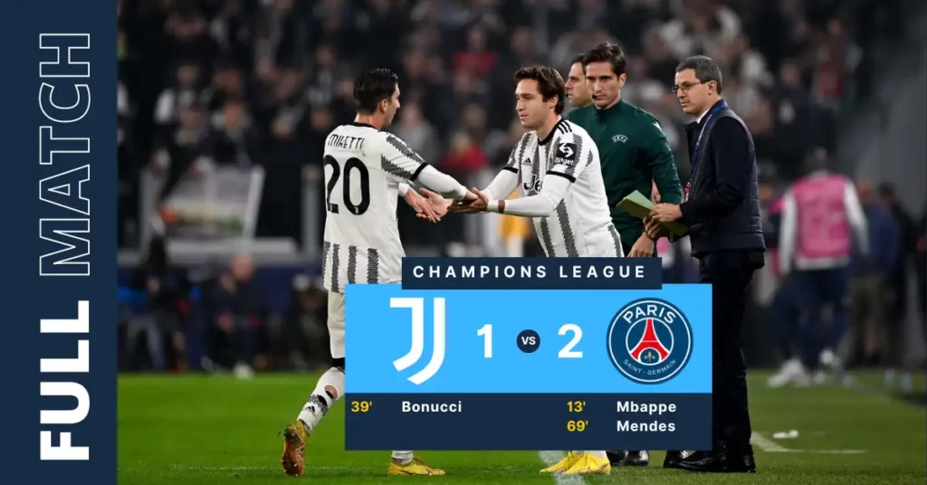 juventus vs psg