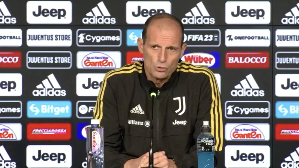 Allegri in pre-match conference for Juventus
