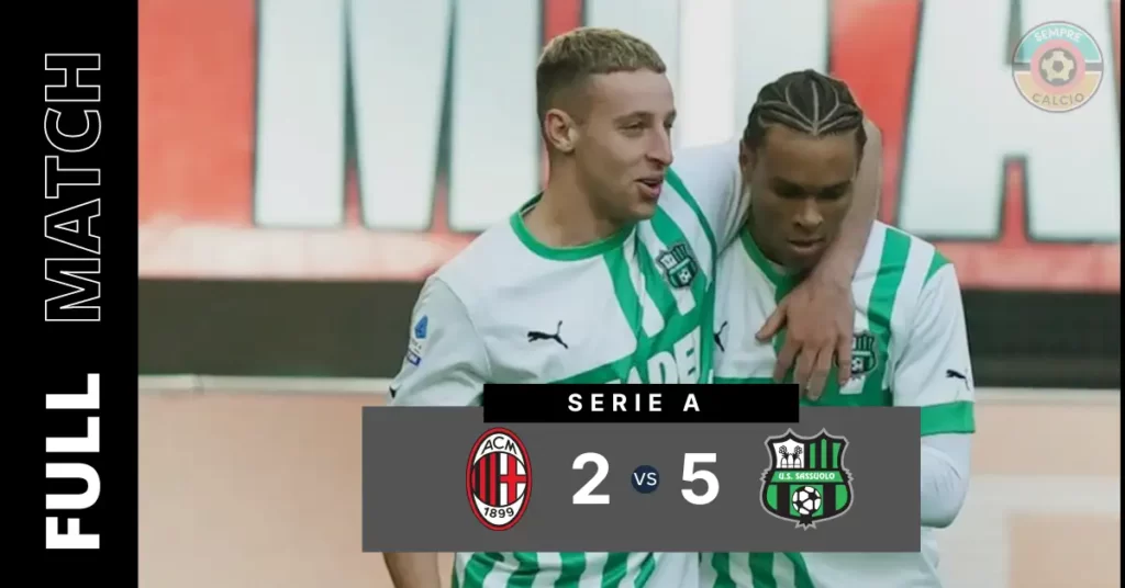 Milan vs Sassuolo