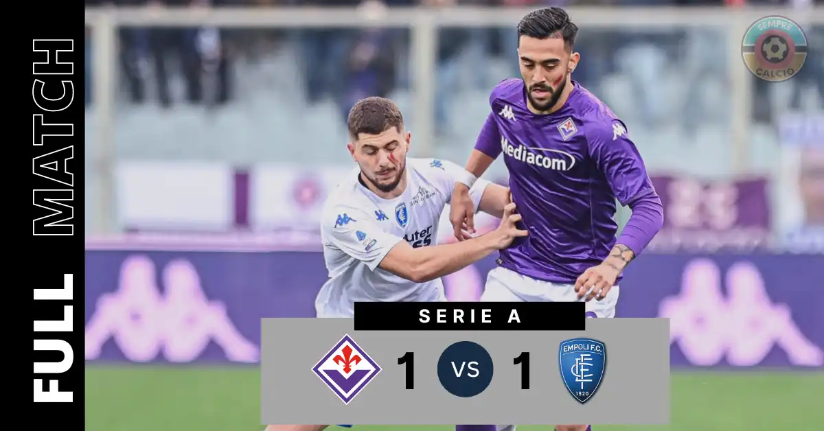 Fiorentina-Empoli 1-1, Cabral salvages a point for La Viola: Goals &  Highlights