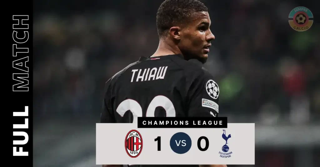 milan vs tottenham