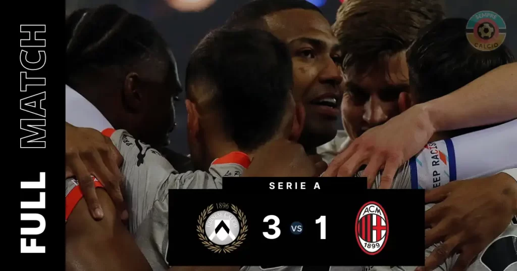 Udinese vs Milan