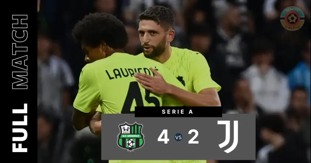 sASSUOLO VS JUVENTUS