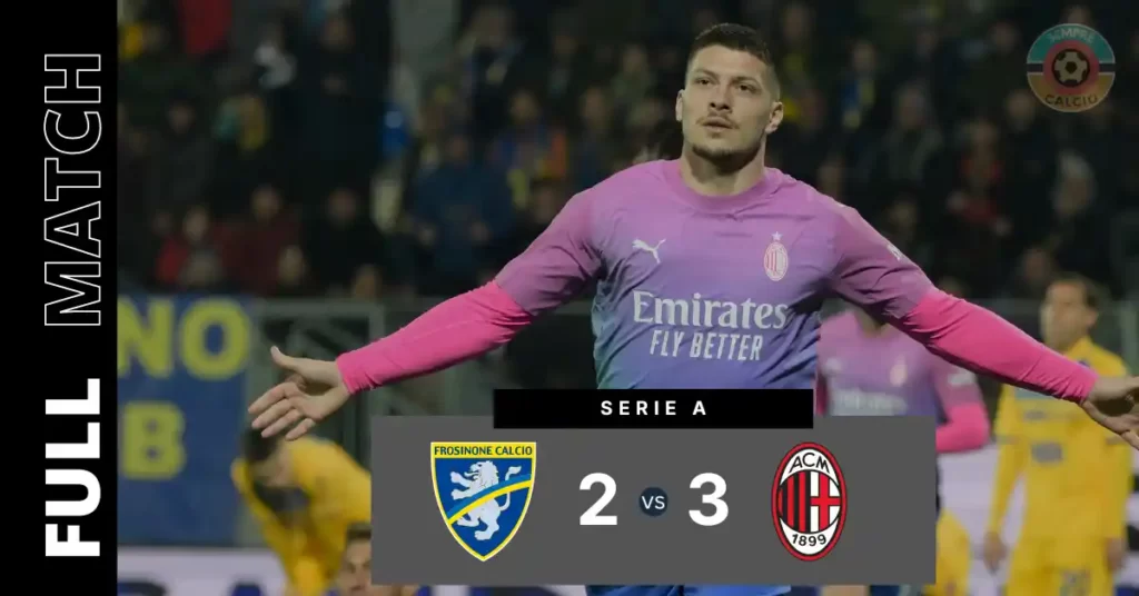 frosinone vs milan