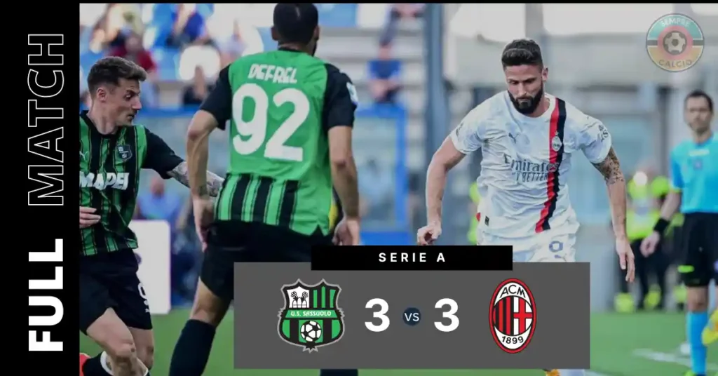 sassuolo vs milan