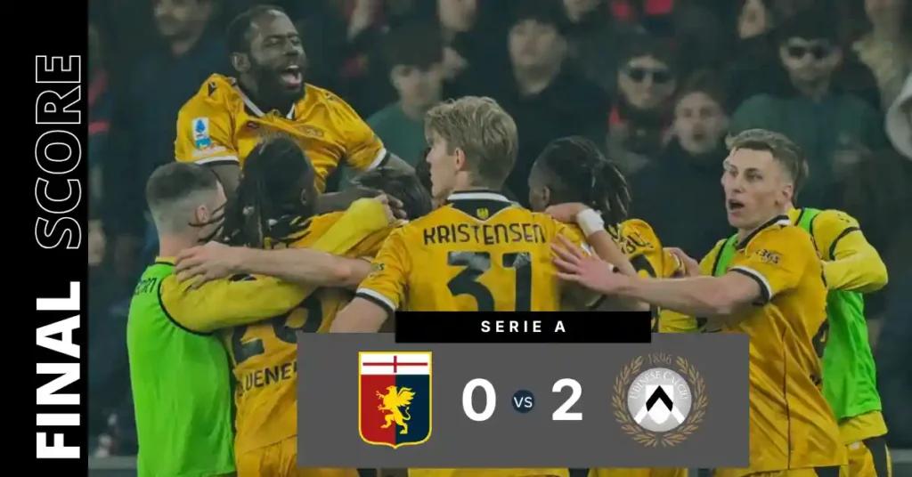 Genoa vs Udinese